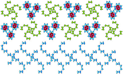 abstract background made of colorful splashes