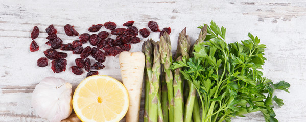 Healthy eating as source vitamins and minerals. Food for kidney health concept