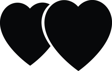 Heart icon Simple heart love logo Love icon sign
