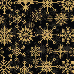 Snow. Realistic snow overlay background. Snowfall, snowflakes in different shapes and forms