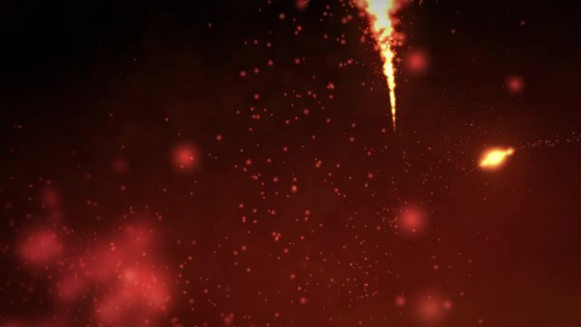 パーティクルの爆発　ループ