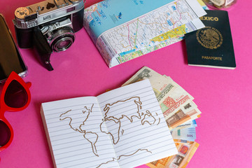 Viajar con poco dinero, administrando los recursos económicos y salir de tu país para conocer el mundo utilizado lo indispensable un pasaporte, un mapa, notas y toda la imaginación y sueños. 