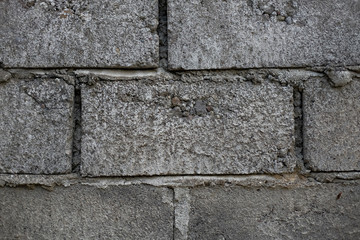 grey wall brick. Grunge wall texture background