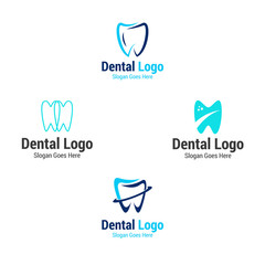 Dental logo set template