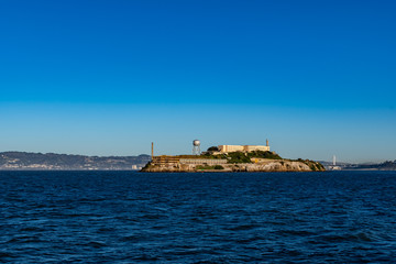 Alcatraz Island prison penitenciary, San Francisco California, USA, March 30, 2020