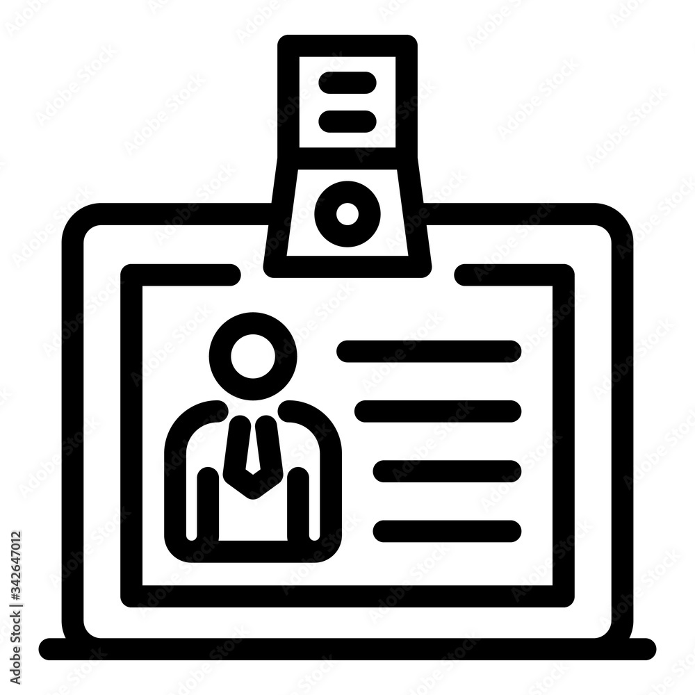 Poster chest pass icon. outline chest pass vector icon for web design isolated on white background