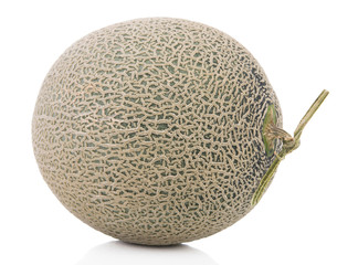 Melon healthy fresh fruit from nature isolated on a white background.