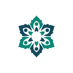 Flower abstract logo vector