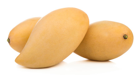Mango  healthy fresh fruit from nature isolated on a white background.