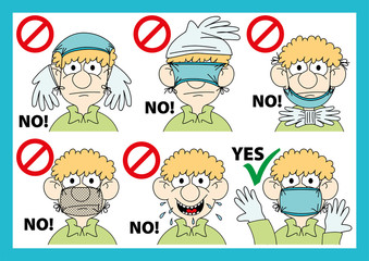 mask and gloves - mascherina e guanti