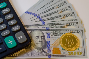 calculator and money