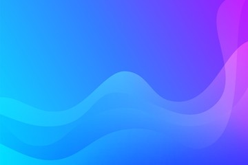 Landscape skyblue gradient fill vector abstract background minimalistic concept