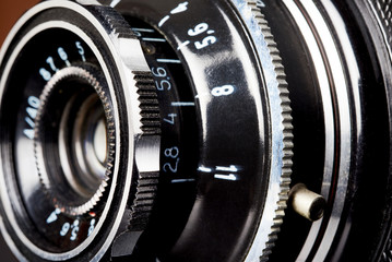 Vintage scale rangefinder camera