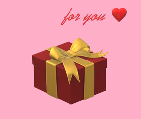 gift box with heart