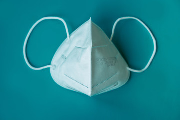 COVID-19 KN95 mask to protect against contagious diseases and corona virus