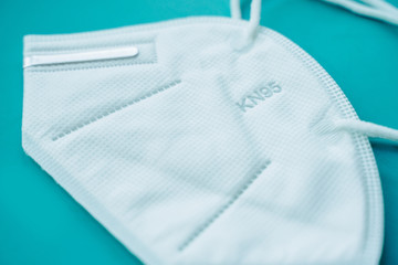 COVID-19 KN95 mask to protect against contagious diseases and corona virus