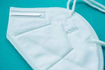COVID-19 KN95 mask to protect against contagious diseases and corona virus
