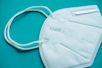 COVID-19 KN95 mask to protect against contagious diseases and corona virus