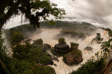 Perspective from Iguazu Falls