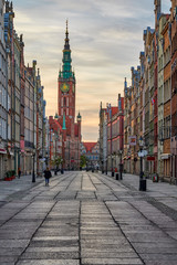 Naklejka premium architecture, attraction, building, city, culture, danzig, europe, exterior, gdansk, heritage, historic, house, housing, old, ornamental, ornate, paved, perron, picturesque, poland, polish, residentia