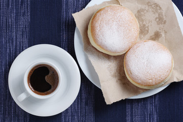 Donuts and coffee