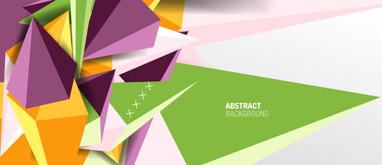 Trendy simple triangle abstract background, dynamic motion concept. Vector Illustration For Wallpaper, Banner, Background, Card, Book Illustration, landing page