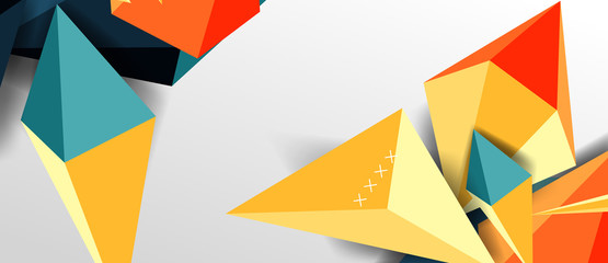 Trendy simple triangle abstract background, dynamic motion concept. Vector Illustration For Wallpaper, Banner, Background, Card, Book Illustration, landing page