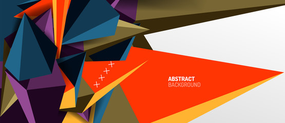Trendy simple triangle abstract background, dynamic motion concept. Vector Illustration For Wallpaper, Banner, Background, Card, Book Illustration, landing page