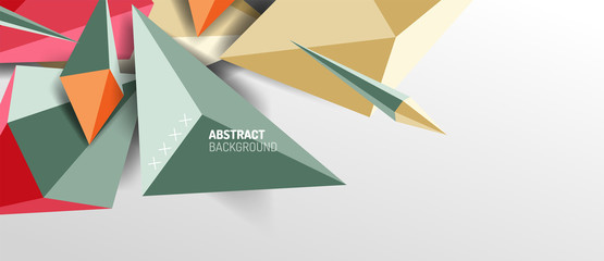 Trendy simple triangle abstract background, dynamic motion concept. Vector Illustration For Wallpaper, Banner, Background, Card, Book Illustration, landing page