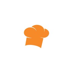 hat chef with star logo template vector