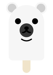 Eisbär Eis am Stiel