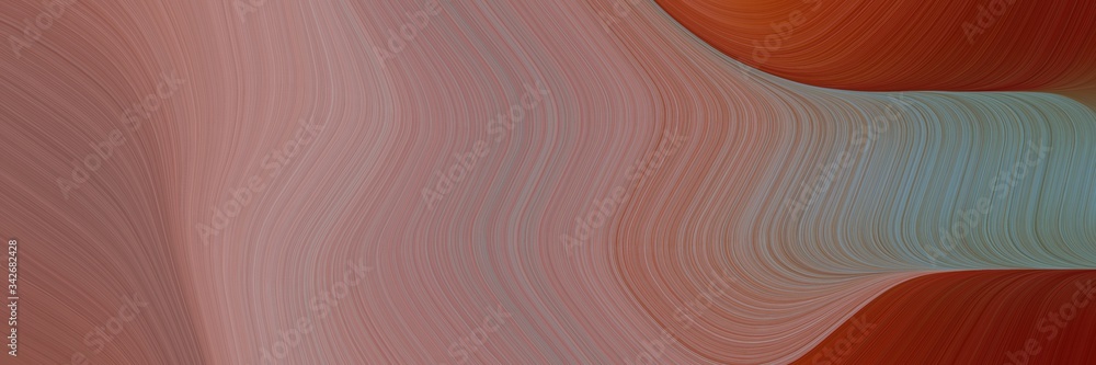 Aufkleber abstract dynamic header design with antique fuchsia, dark red and dim gray colors. fluid curved lines with dynamic flowing waves and curves for poster or canvas