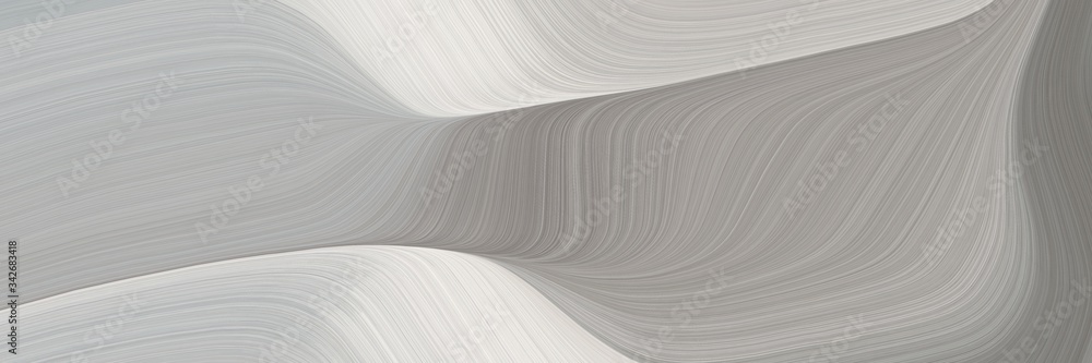 Poster abstract surreal banner with dark gray, beige and gray gray colors. fluid curved flowing waves and c