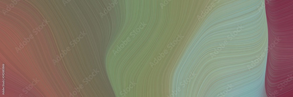 Aufkleber abstract decorative header design with pastel brown, dark sea green and dark moderate pink colors. f