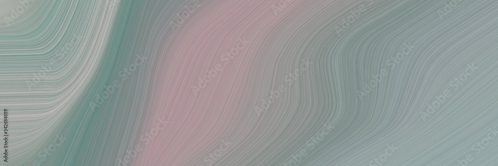 Poster abstract artistic designed horizontal header with dark gray, pastel purple and slate gray colors. fl