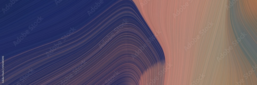 Poster abstract modern banner with very dark violet, rosy brown and dim gray colors. fluid curved flowing w