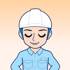作業員の男性