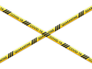 Quarantine covid-19 tapes