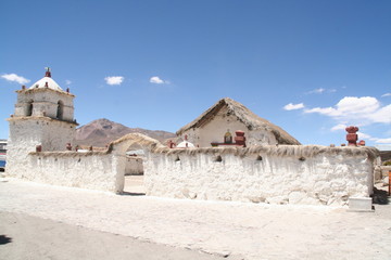 Eglise de Parinacota au Chili