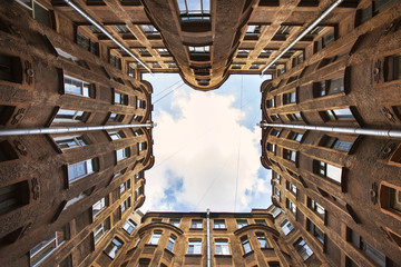 old building in the city