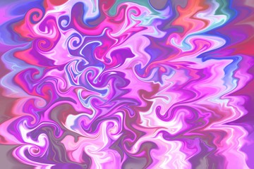 colorful, shiny asymmetric, abstract and creative watercolor painting illustration for template and backround.