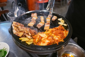 サムギョプサル 韓国料理