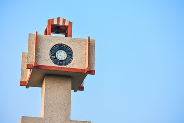 Fototapeta na wymiar view of clock tower in Jalandhar City in Punjab
