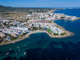 Obraz premium Ibiza the white island of the Mediterranean