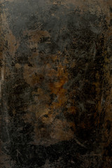 Old pan metal texture abstract concerpt top  gray