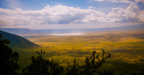 View on the Ngorogoro Crater in Tanzania. © Valentin