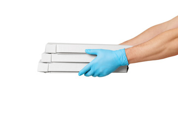 Self-isolation and food delivery at covid-19 quarantine