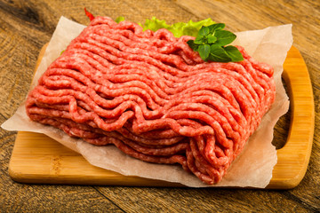 Minced beef meat