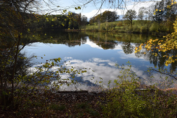 Fototapeta premium Weldener Fischweiher