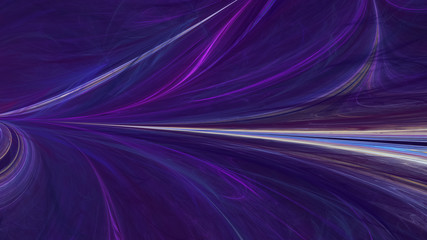 Abstract dark violet swirly texture. Colorful fractal background. Digital art. 3d rendering.